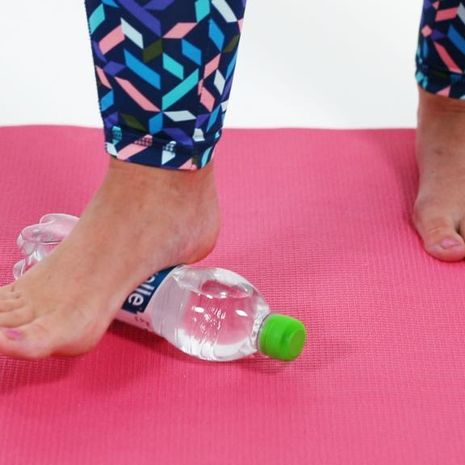 HT Kylmähieronta vesipullolla