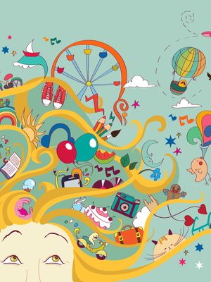 luovuus unelmointi päiväunet kävely