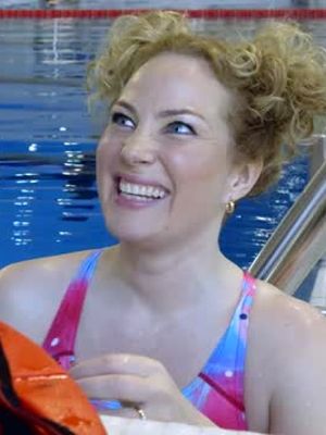 Miia Nuutila vesijuoksukoulussa | Hyvä Terveys